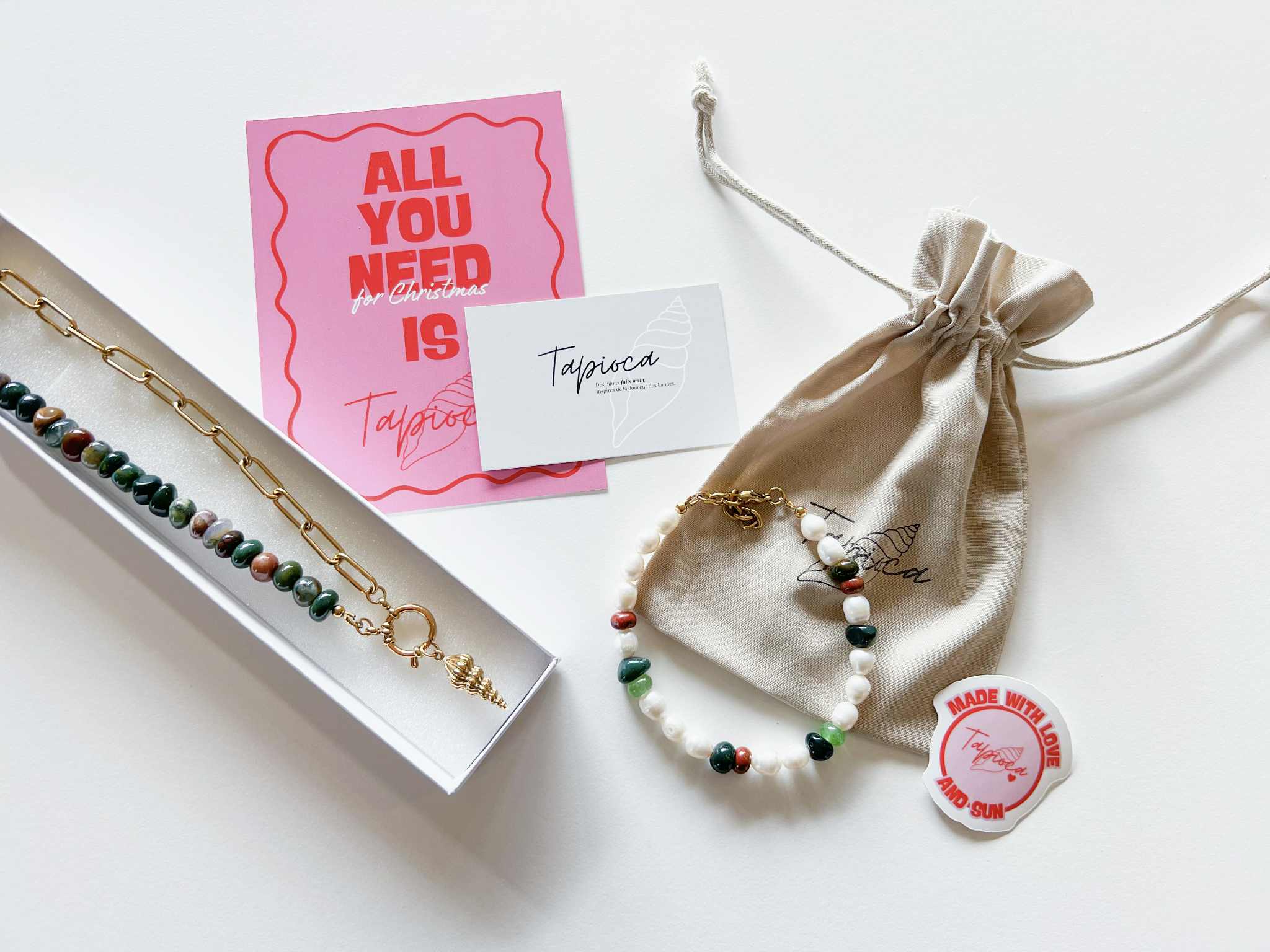 Bijoux faits main idées cadeaux noël