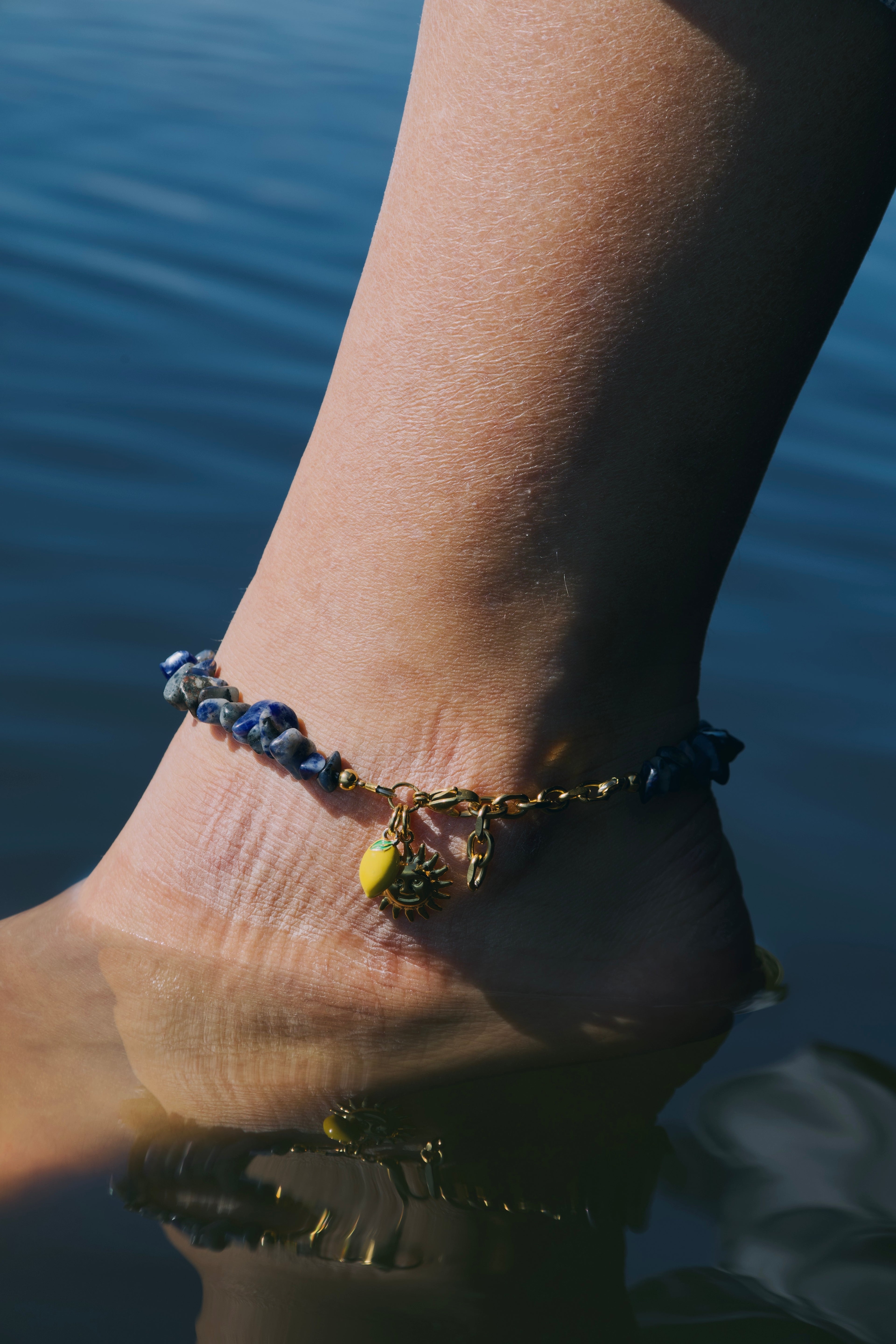 Bracelet de cheville Rainblue