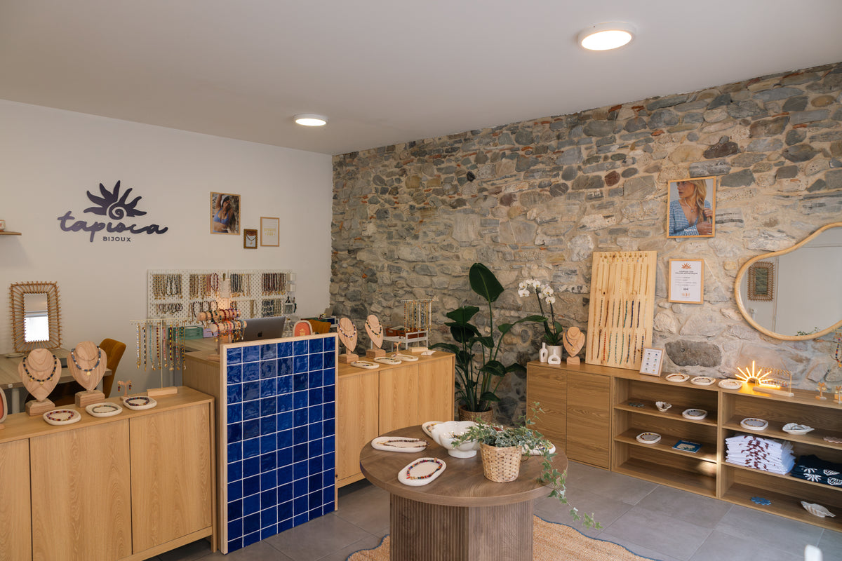vue d'ensemble de la boutique tapioca bijoux à vieux-boucau