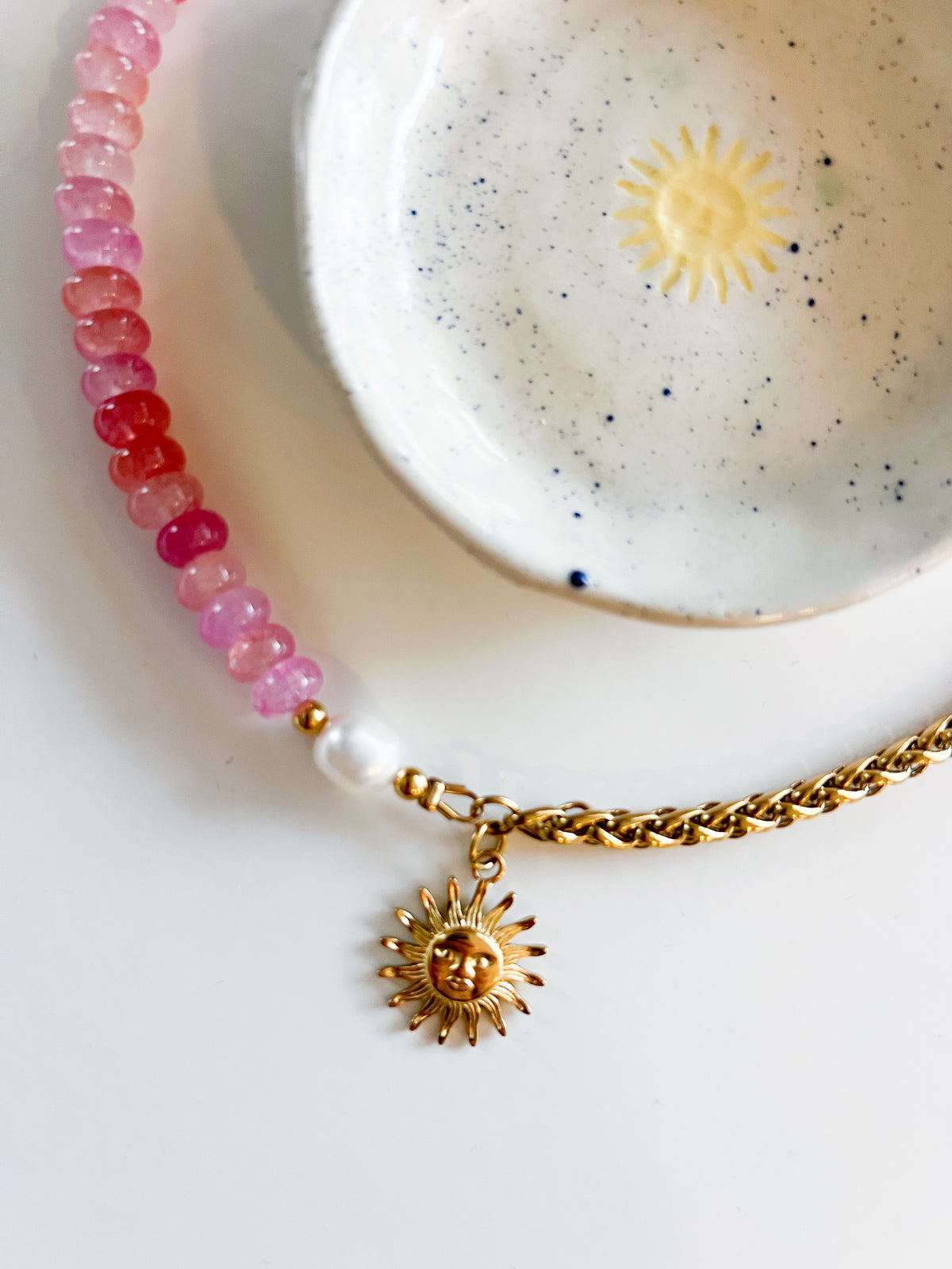 Collier Rosie (Spécial Octobre Rose)