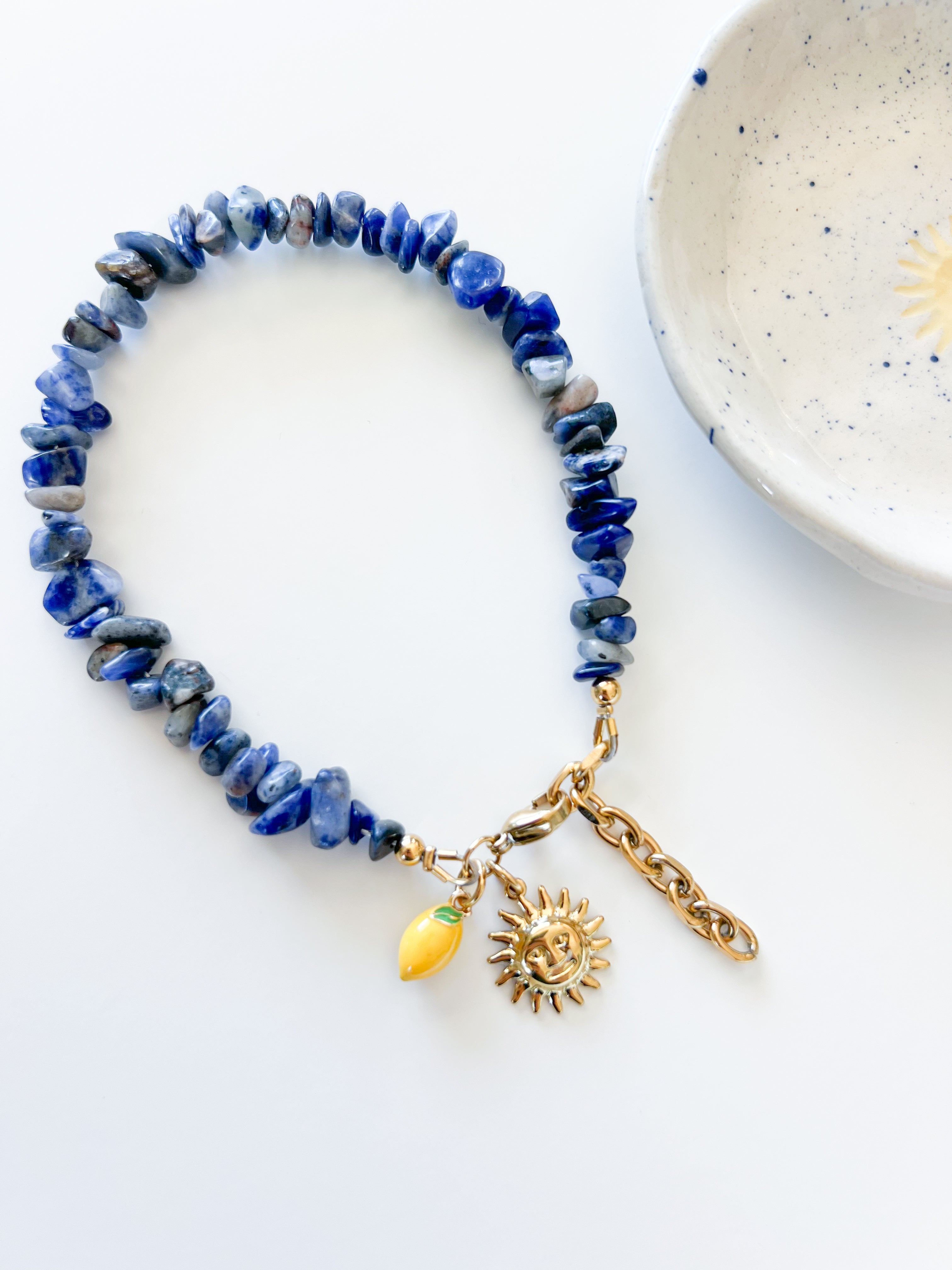 Bracelet de cheville Rainblue