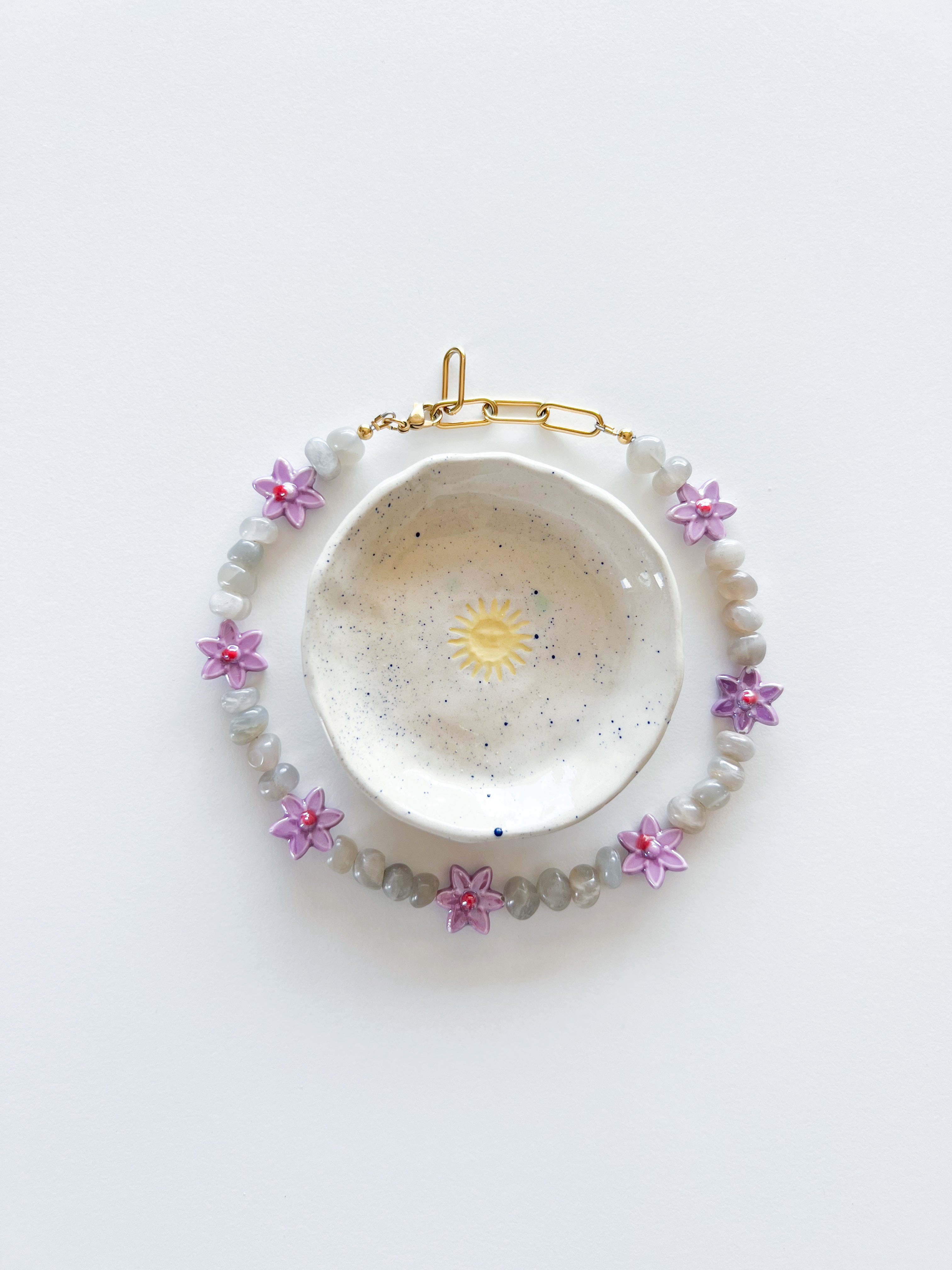 Collier fait main en pierres naturelles Tapioca Bijoux 